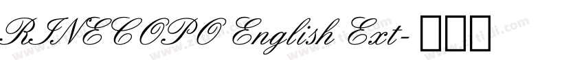 RINECOPO English Ext字体转换